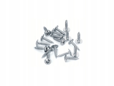 Wkręty podkładkowe do drewna 3x16 mm hartowane talerzykowe - 100 szt.
