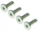 Śruba meblowa imbus łeb płaski M6x25 mm 100szt