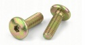 Śruba meblowa złota imbus łeb płaski M6x20 mm 100szt