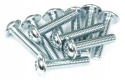 Wkręt podkładkowy śruba M4x10mm ZN DIN967 50szt