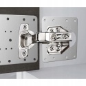 Zestaw naprawczy zawiasów meblowych płytki 4 sztuki 90 x 90 mm