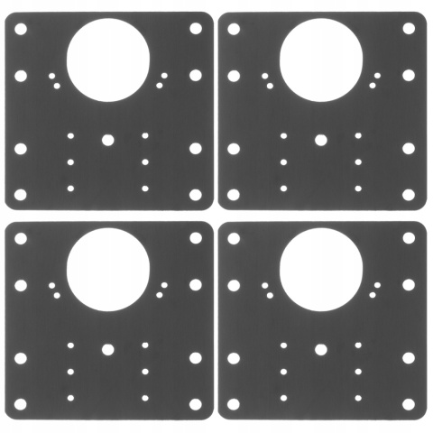 Zestaw naprawczy zawiasów meblowych płytki 4 sztuki 90 x 90 mm