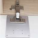 Zestaw naprawczy zawiasów meblowych płytki 4 sztuki 90 x 90 mm