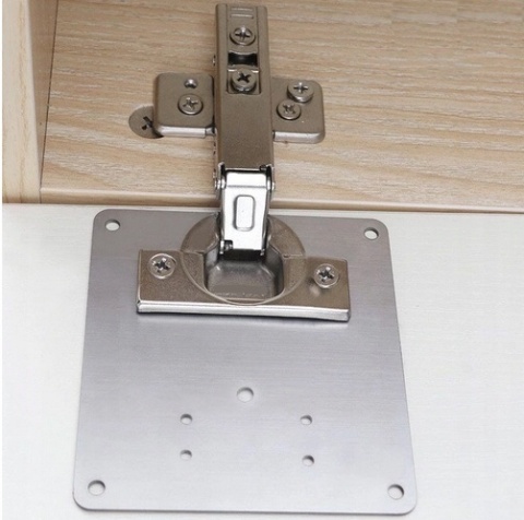 Zestaw naprawczy zawiasów meblowych płytki 4 sztuki 90 x 90 mm