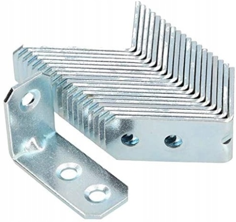 Kątowniki meblowe metalowe 25x35x16 1szt.