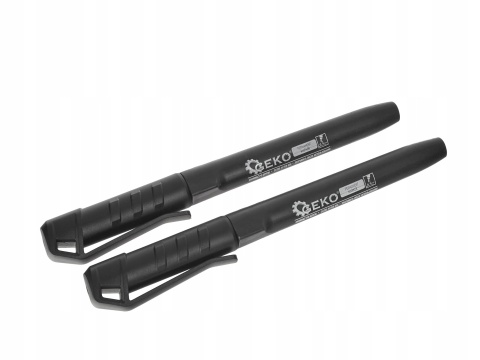 Marker budowlany permanentny czarny gruby - zestaw 2 szt