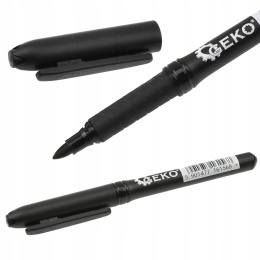 Marker permanentny czarny Geko 1 szt.