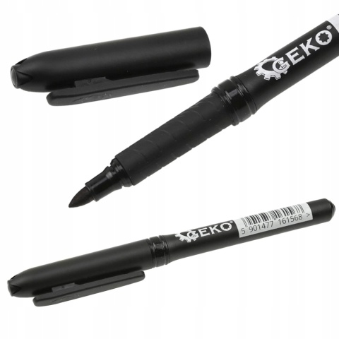 Marker permanentny czarny Geko 1 szt.