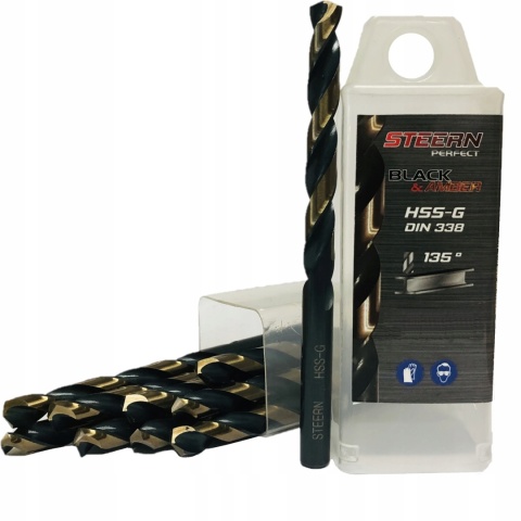 Wiertło do metalu 6,0mm HSS-G szlifowane DIN 338 Steern B&A