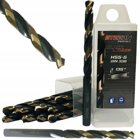 Wiertło do metalu 6,0mm HSS-G szlifowane DIN 338 Steern B&A
