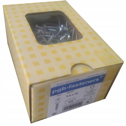 Wkręty PGB 3,5x30 (500szt) ocynk
