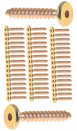 Wkręty do drewna Marcopol 6,5 x 30 mm 50 szt.