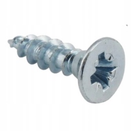 Wkręty do drewna białe 5x20 mm 1000 szt.