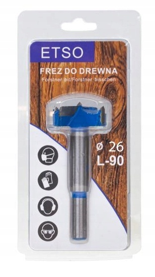 Frez wiertło do zawiasów puszkowych 26 mm