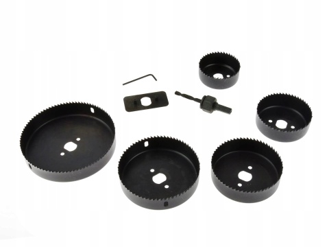 Otwornica Geko 64-127 mm 8 Elementów