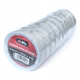 Taśma izolacyjna z PVC 19mm / 20m biała